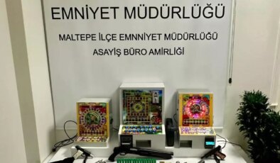 Maltepe’deki “zula” evine baskında çok sayıda silah ele geçirildi