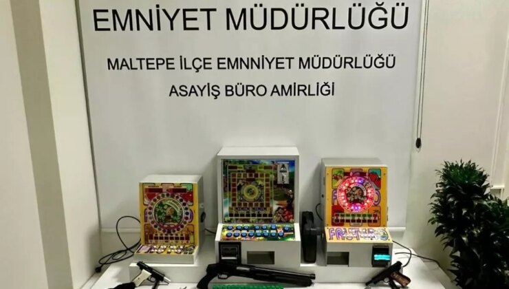 Maltepe’deki “zula” evine baskında çok sayıda silah ele geçirildi