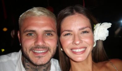 Mauro Icardi’nin kar sevinci! Sevgilisiyle kendini bahçeye attı