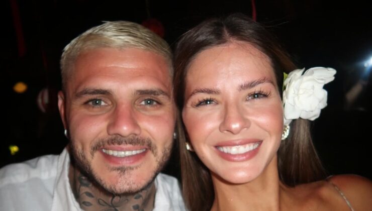 Mauro Icardi’nin kar sevinci! Sevgilisiyle kendini bahçeye attı