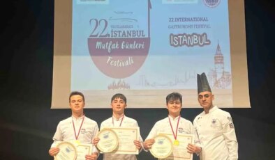 Menteşe’nin genç şeflerinden madalya yağmuru