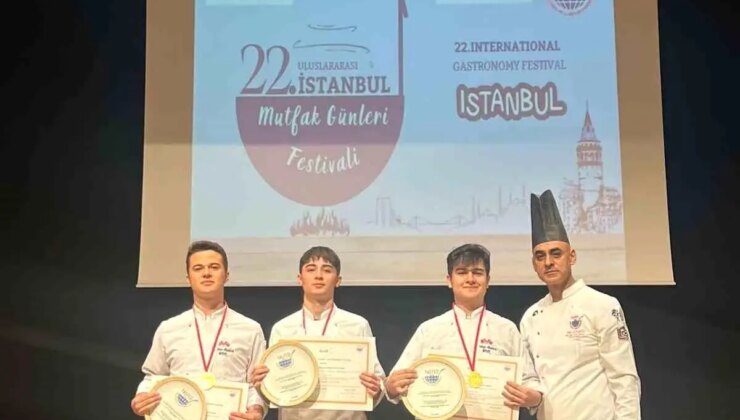 Menteşe’nin genç şeflerinden madalya yağmuru