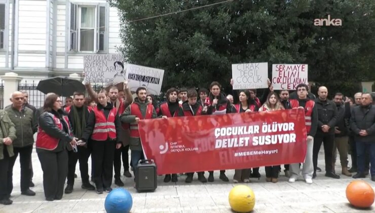 MESEM uygulamasını protesto eden CHP’li gençler, İstanbul’un 39 ilçesinden seslendi: ’16 TİP’li arkadaşımız serbest bırakılsın!’