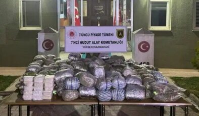 MSB duyurdu… Hakkari hududunda 258,9 kilo uyuşturucu yakalandı!