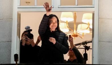 Nobel Ödüllü Machado, 16 ay sonra ilk kez kamuoyu önünde