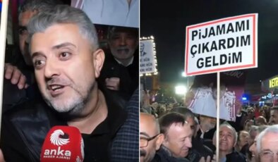 Özgür Özel’in o çağrısı karşılık buldu: ‘Pijamamı çıkardım geldim’