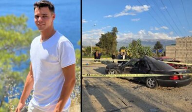 Park halindeki otomobile çarpan aracın sürücüsü öldü