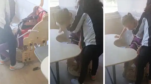 Pes dedirten görüntüler! Otizmli öğrenciler ‘iple’ bağlandı: İnceleme başlatıldı