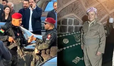 ‘Peşmerge’ silahları ile Şırnak’taydı: Barzani ziyaretine Saray tepkisi yükseliyor