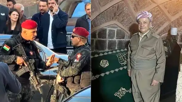 ‘Peşmerge’ silahları ile Şırnak’taydı: Barzani ziyaretine Saray tepkisi yükseliyor