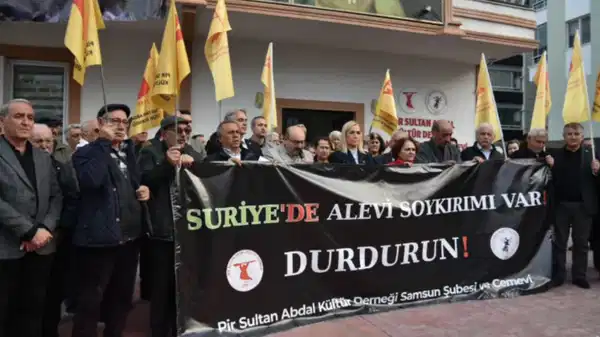 PSAKD’den Suriye’deki Alevi soykırımına protesto: ‘Alevi katliamını durdurun’
