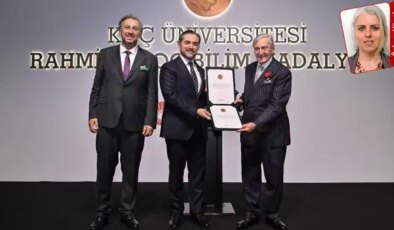 Rahmi M. Koç Bilim Madalyası 10. kez sahibini buldu: Ödül Akçiğit’in oldu