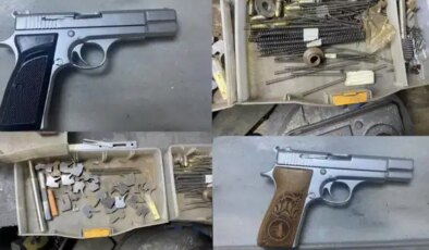 Rize’de silah atölyesine baskın: 3 gözaltı