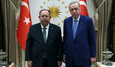 Saray’da sürpriz görüşme: Erdoğan, YSK Başkanı Ahmet Yener’i kabul etti