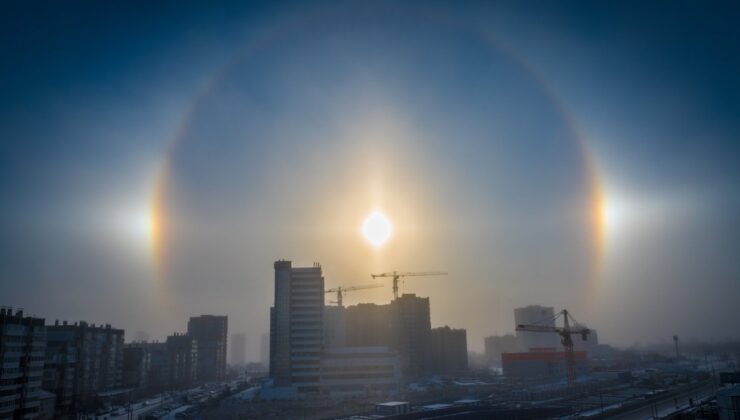Sibirya’da eksi 30 derecede ‘halo’ olayı izlendi