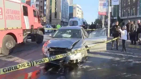 Şişli’deki feci kazada hayatını kaybeden 2 kişinin cenazesi defnedildi