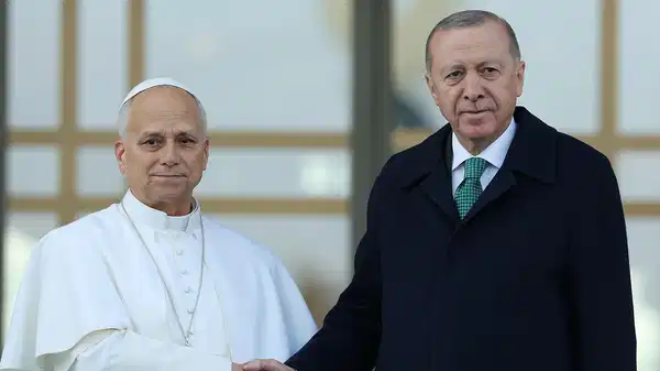 Son Dakika… Erdoğan ile Papa 14. Leo ortak basın toplantısı düzenliyor