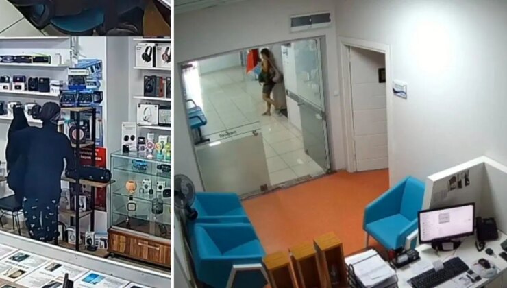Suç makinesi kadın daha fazla kaçamadı: Hırsızlık anları kameraya yansıdı