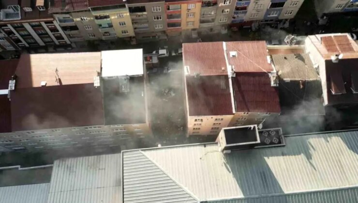 Sultangazi tekstil atölyesinde yangın
