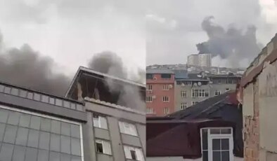Sultangazi’de tekstil atölyesinde yangın!