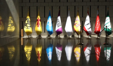 Suriye’de medeniyetleri temsil eden bayraklar ilk kez sergilendi