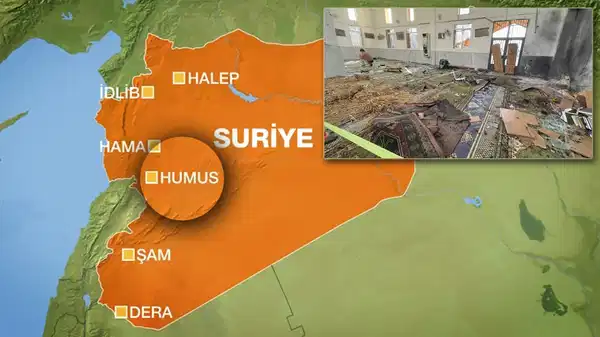 Suriye’nin Humus kentinde camide patlama: 3 ölü, 5 yaralı