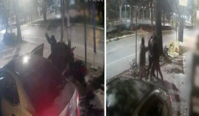 Takip edip, sopayla dövdüler: Kar maskeli 4 şüpheli yakalandı!