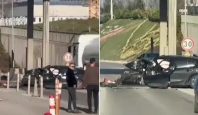 TEM Otoyolu’nda korkunç kaza… Anne ile oğlu feci şekilde can verdi!