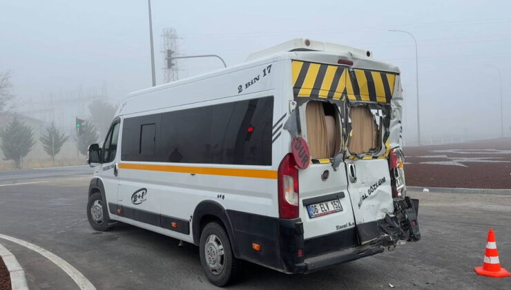 TIR, servis minibüsüne çarptı: Çok sayıda öğrenci yaralandı!