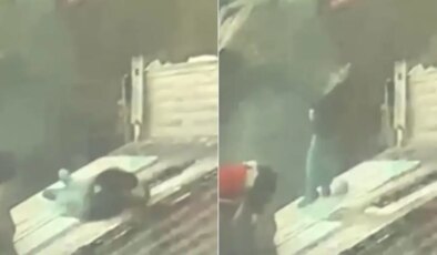 TIR’ın dorsesinde çalışan işçiye yıldırım isabet etti