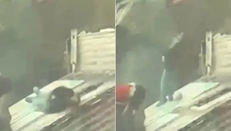 TIR’ın dorsesinde çalışan işçiye yıldırım isabet etti