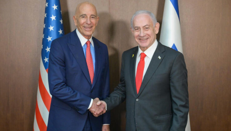 Tom Barrack, Binyamin Netanyahu ile görüştü