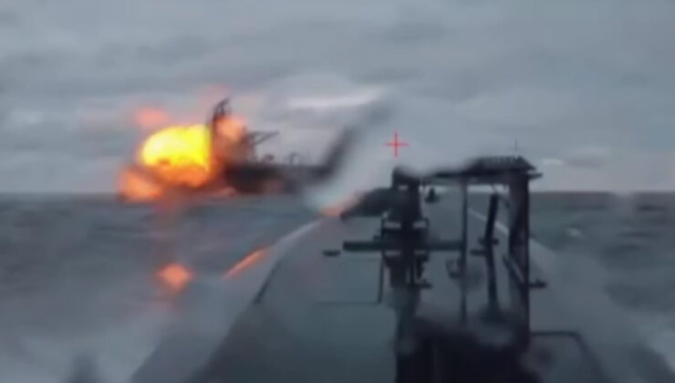 Ukrayna, Rusya’nın gölge filosuna ait petrol tankerine saldırdı