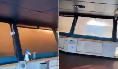 Ukrayna’dan yük taşıyan Türk gemisi İHA’yla vuruldu