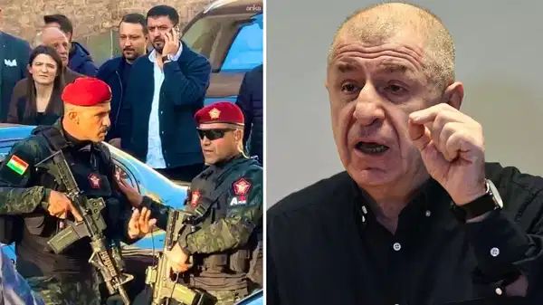 Ümit Özdağ’dan, Şırnak’a gelen Barzani’nin ‘uzun namlulu’ korumalarına tepki: ‘Bu görüntüler tam bir skandaldır!’