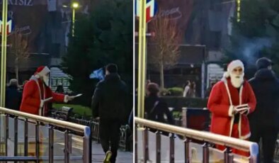 Üsküdar’da belediyeye karşı ‘Noel Baba’lı provokasyon