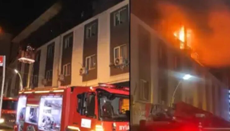 Van’da otelin restoran kısmında yangın paniği