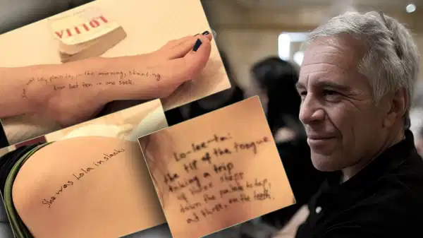 Yeni Epstein fotoğrafları yayımlandı: Kadınların bedenine yazılan mesajların anlamı ortaya çıktı