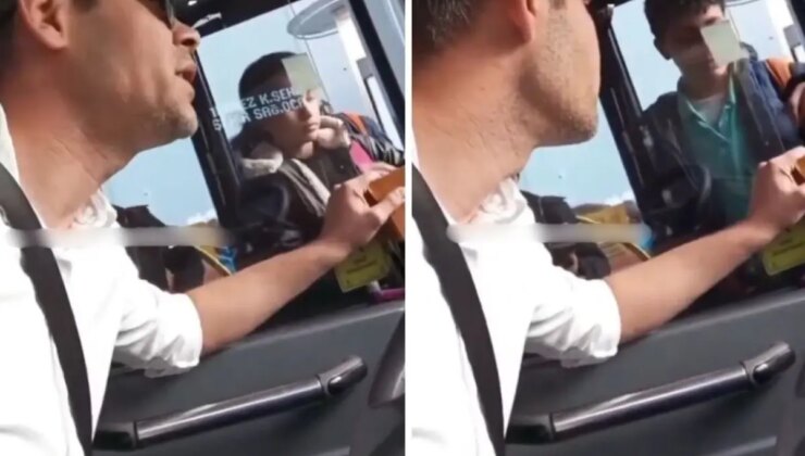 Yürekleri ısıtan görüntüler! Otobüs şoförü yaptığıyla alkış aldı