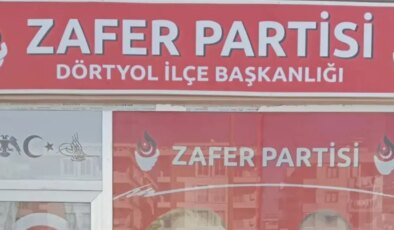 Zafer Partisi Dörtyol İlçe Başkanı gözaltına alındı: ‘FETÖ’ iddiası