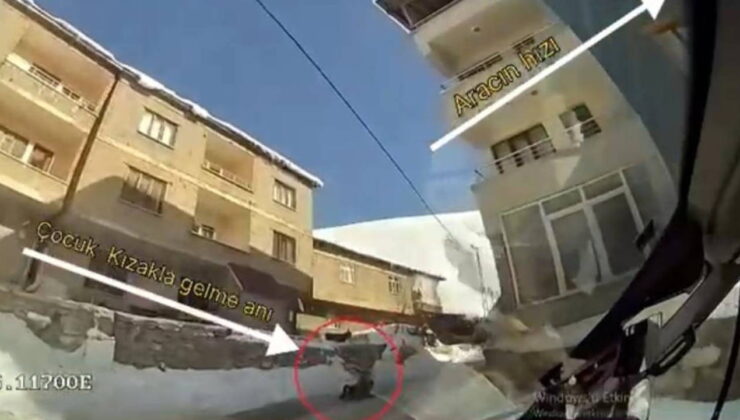 11 yaşındaki Lezgin kızakla kayarken otobüsün altında kaldı: Yaşamını yitirdi!