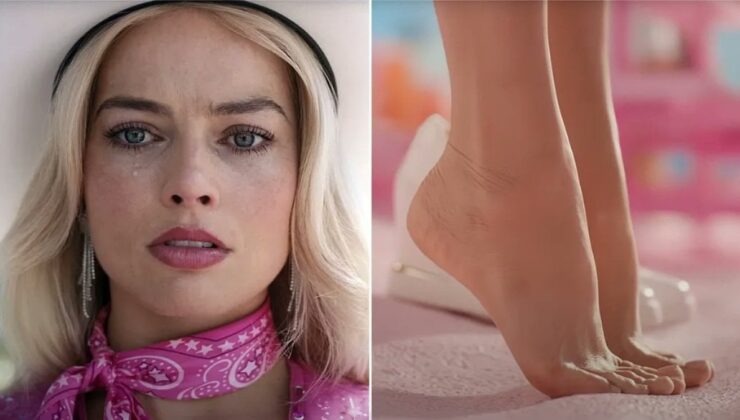 3. kez seçildi! Margot Robbie’nin “dünya güzeli” ayakları…