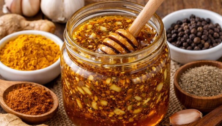 5 baharatlı öksürük reçetesi: Sadece balla karıştırın…