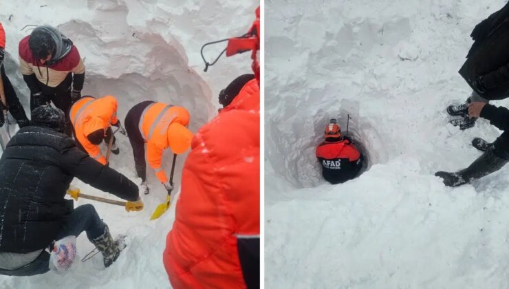 5 gün önce çığ altında kalan çobanı arama faaliyetleri durduruldu