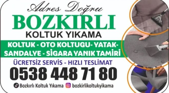 Konya Seydişehir’de Temizliğin Güvenilir Adresi: BOZKIRLI OTO VE KOLTUK YIKAMA