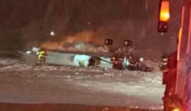 ABD’de 8 kişiyi taşıyan özel jet düştü