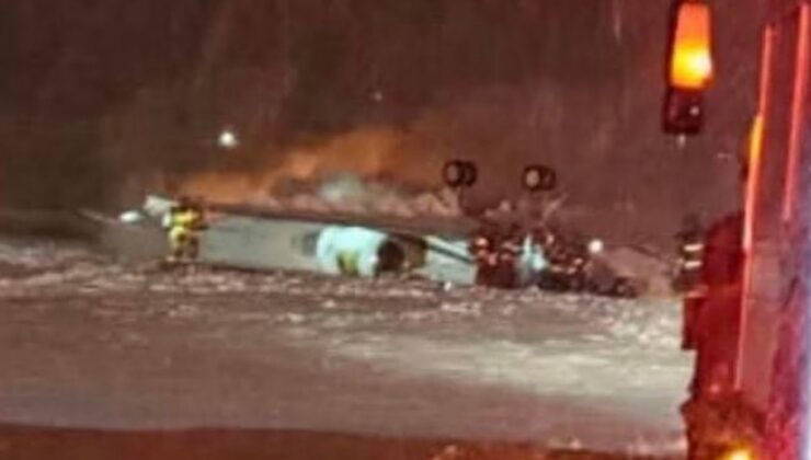 ABD’de 8 kişiyi taşıyan özel jet düştü