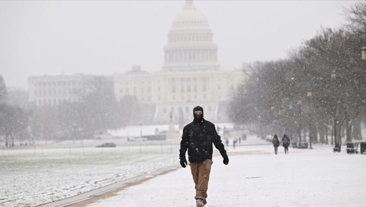 ABD’nin başkenti Washington’da kar fırtınası nedeniyle acil durum ilan edildi