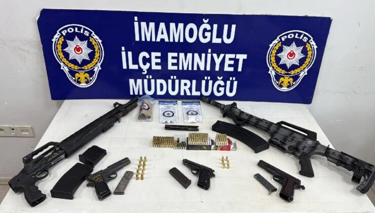 Adana’da çiftlik evine baskın: Silahlar ve uyuşturucu ele geçirildi!