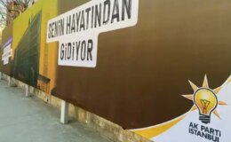 AKP’den İstanbul’da İBB’yi hedef alan afişler